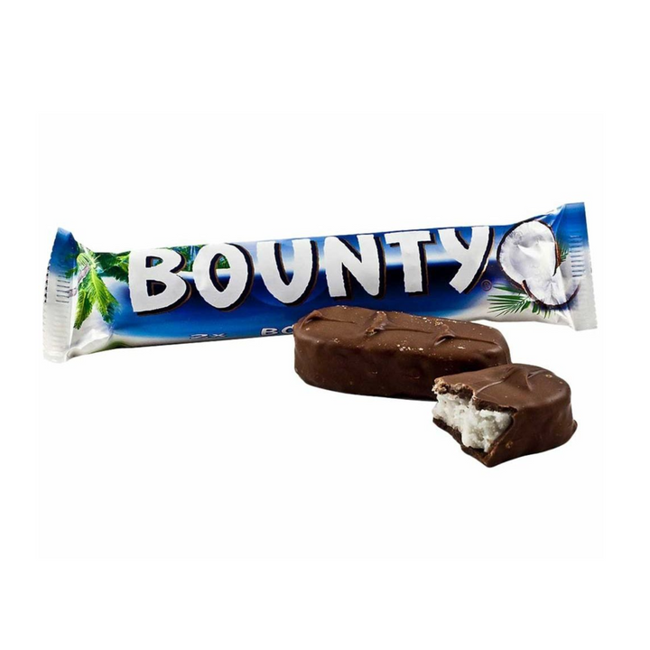 Bounty Milk Chocolate Bar - Coconut Filled, 57 g