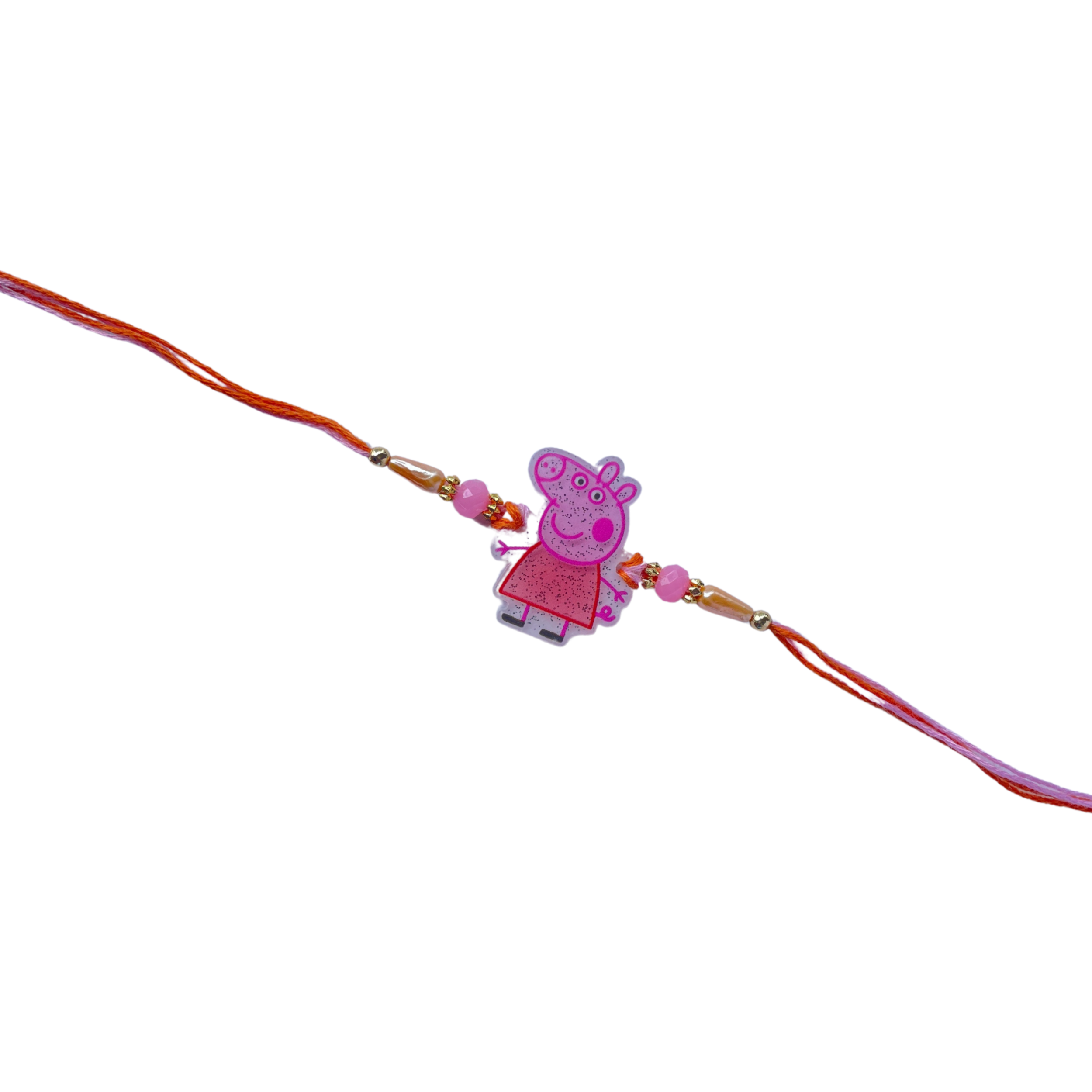 Peppa Pig Kids Rakhi with Cadbury Gems Chocolate, 23.7 g