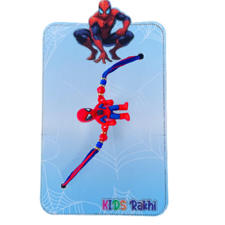 Adorable Spider-Man Rakhi with Ferrero Rocher Chocolate Gift Pack (4 pieces) , 50 g