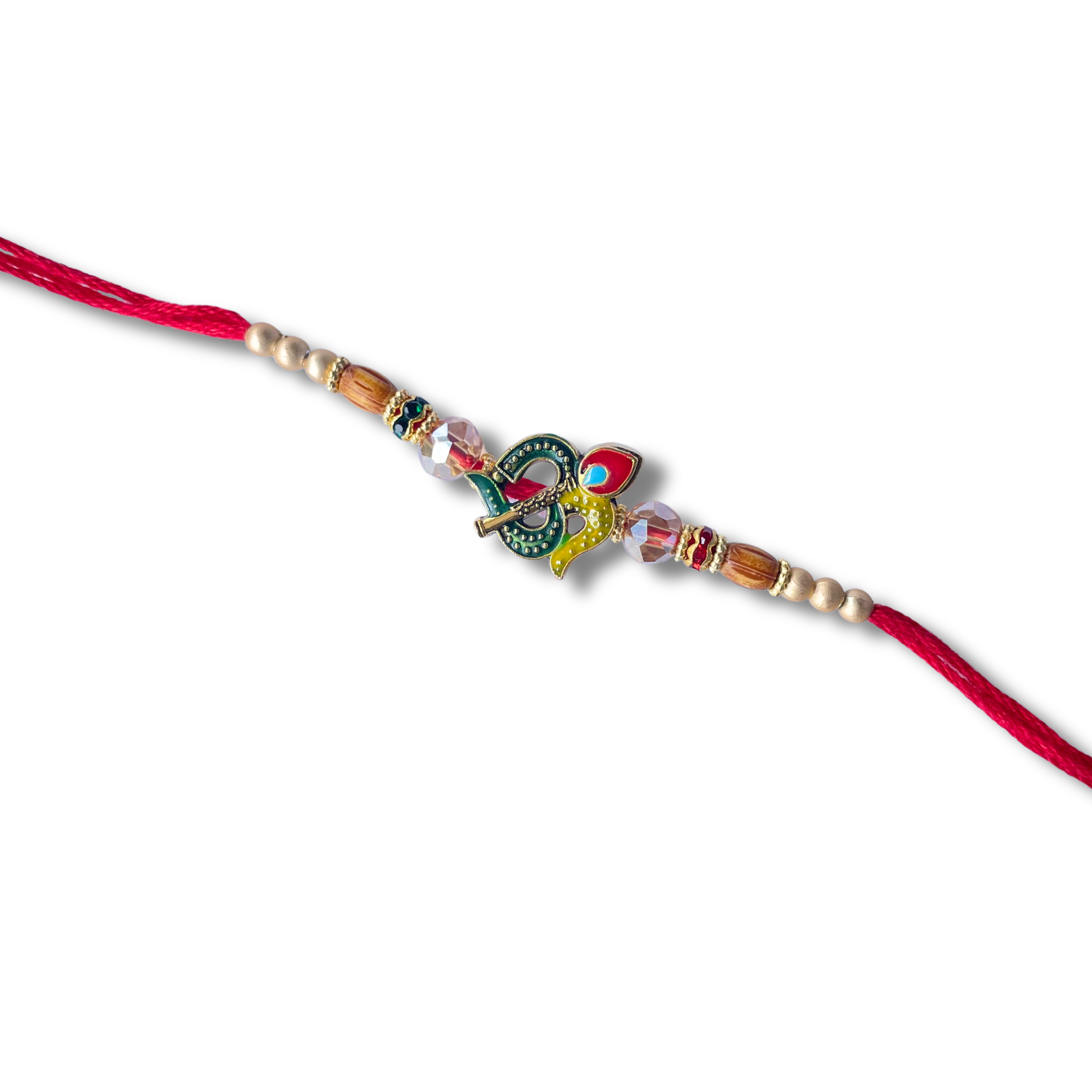 Om Vachan Rakhi - Traditional Rakhi with Cadbury Dairy Milk Chocolate Bar , 21 g