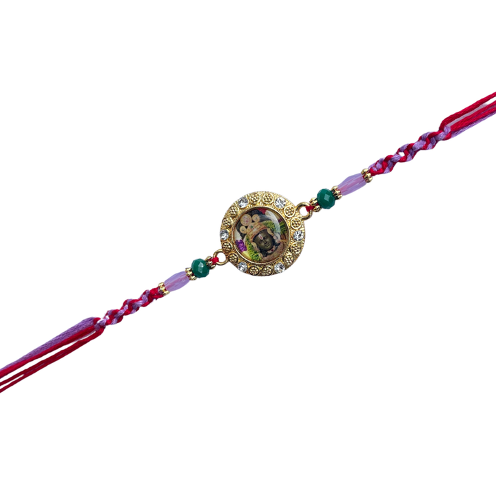 Shree Ram Rakhi With Nestle Kitkat Choco Coated Wafer Bar , 28.5 g