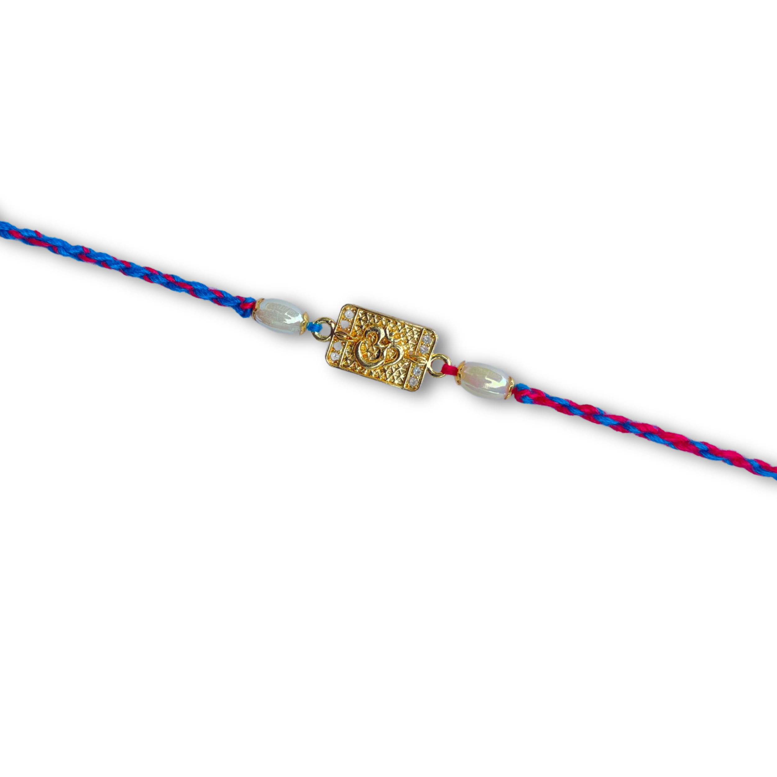 Spiritual Om Rakhi With Snickers Peanut Filled Chocolate Bar, 20 g