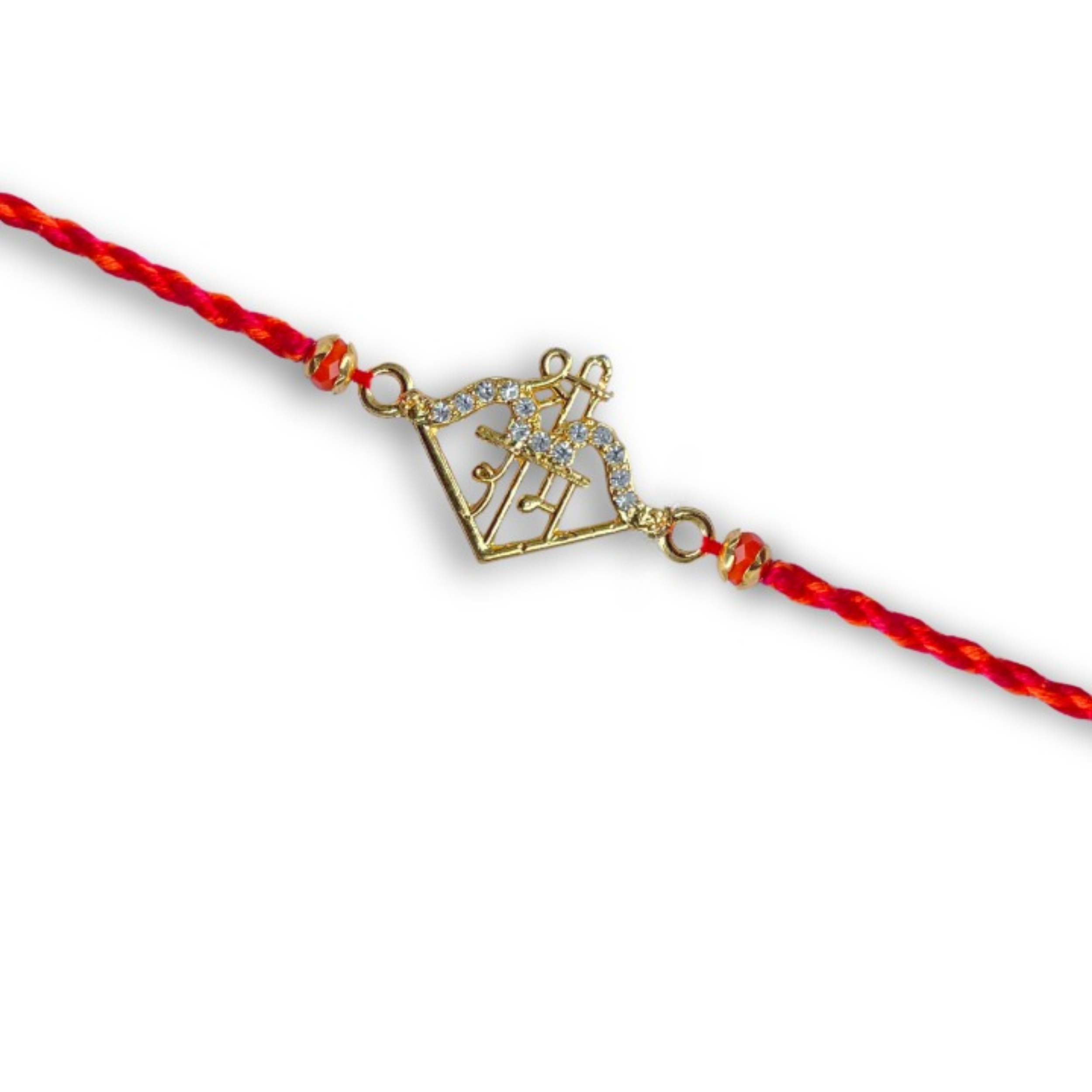 Shree Ram Designer Rakhi with Haldiram's Soan Papdi, 250 g Pouch