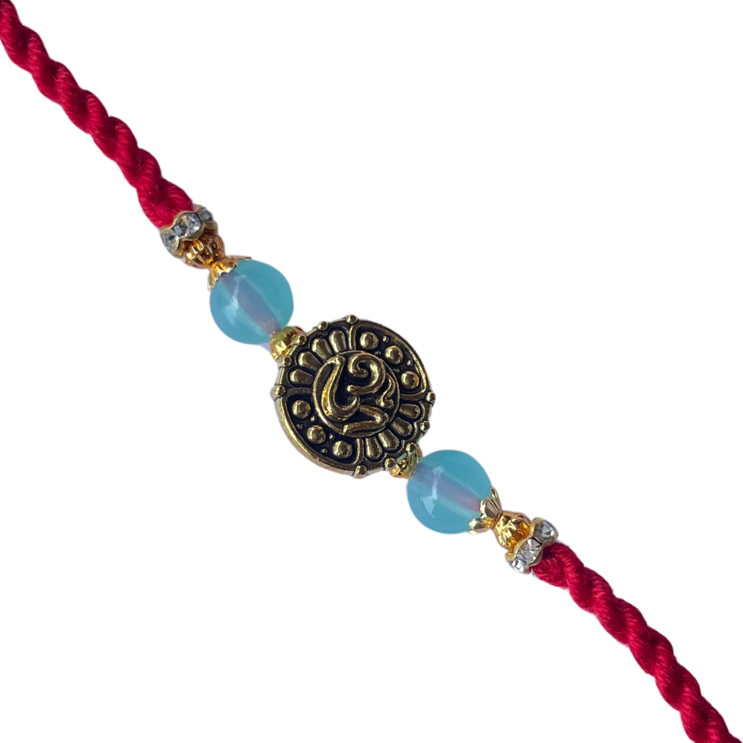 Omkara Bandhan Rakhi - Traditional Rakhi with Om Symbol & Divine Charm