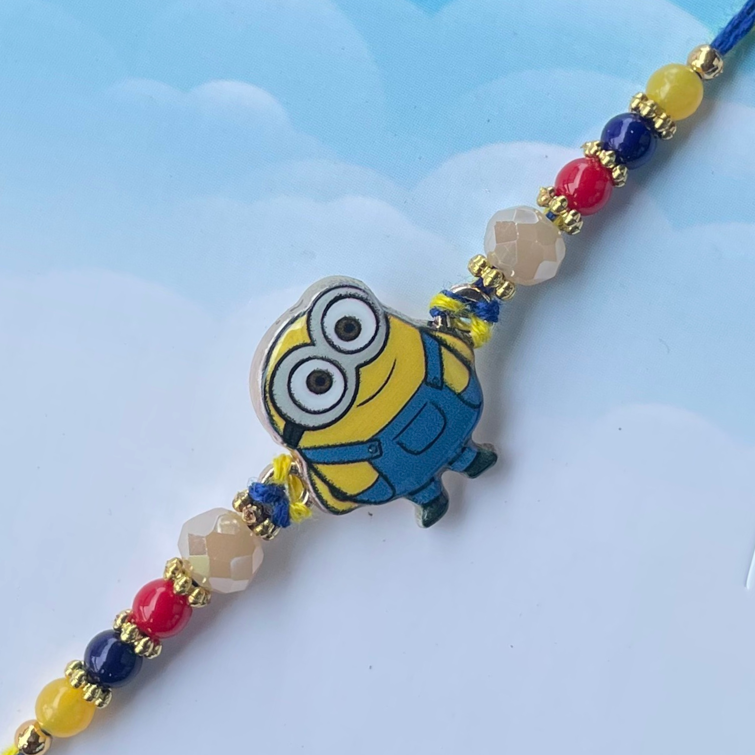 Giggle Guard Minion Rakhi - Fun Cartoon Rakhi for Kids