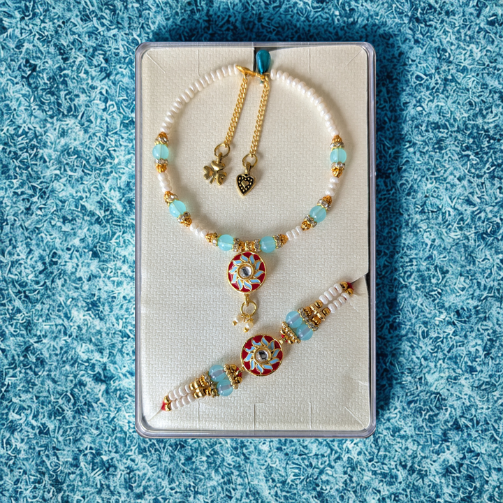 Chakra Vandana Rakhi Bracelet Set - Inspired by Lord Krishna’s Protection