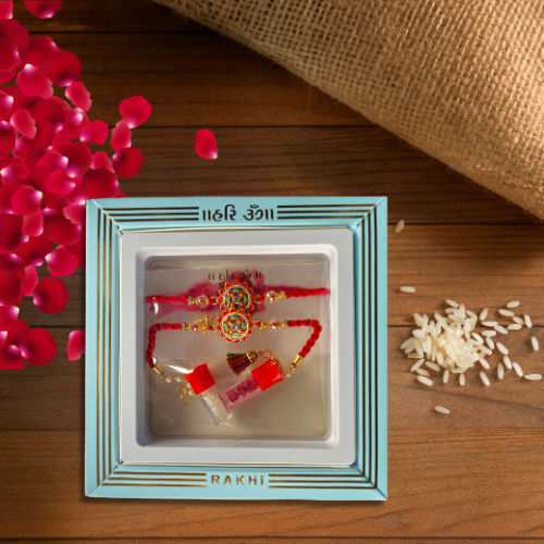 Rangmanch Raksha - A Colorful, Handcrafted Rakhi for Bhai Bhabhi