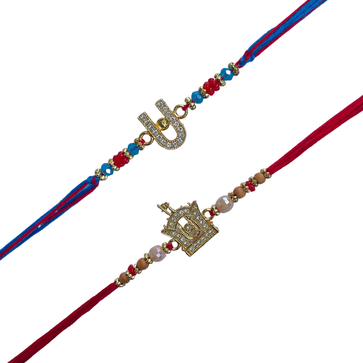 Set of 2 Tilak & Akshar Dairy Swaminarayan Rakhis