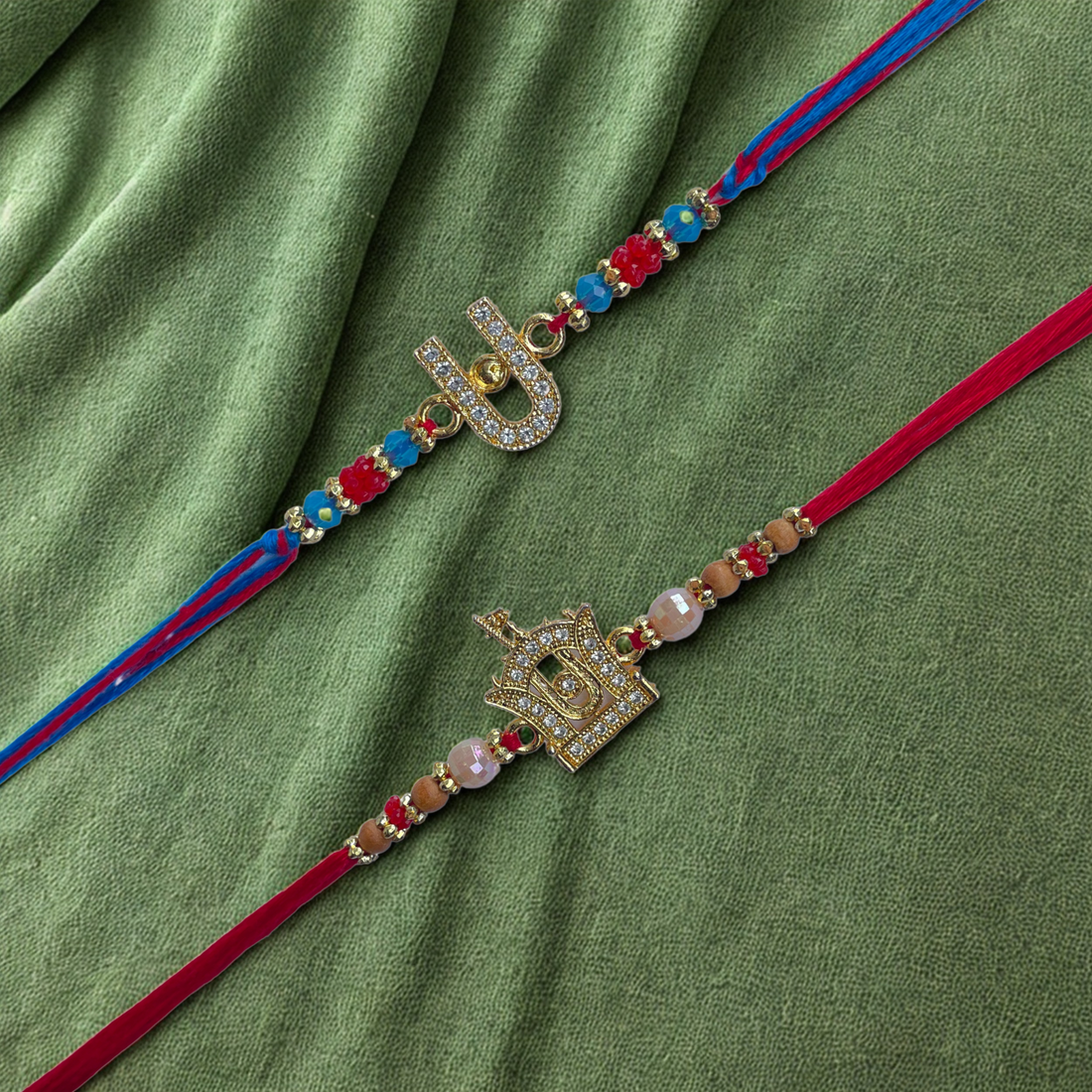 Set of 2 Tilak & Akshar Dairy Swaminarayan Rakhis